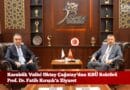 Karabük Valisi Oktay Çağatay’dan KBÜ Rektörü Prof. Dr. Fatih Kırışık’a Ziyaret